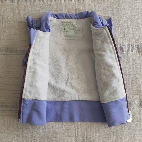 Peekaboo Beans Frill Seeker Fleece Lined Vest size 2 - Picture 7 of 7